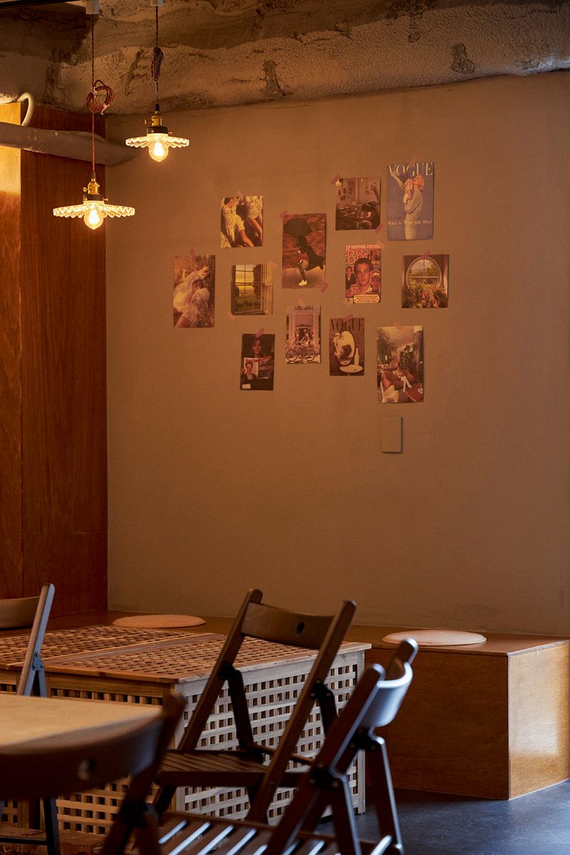 카페&와인바 벽